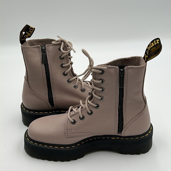 2298- Dr. Martens Combat Boots Women’s Size 9 / Men’s Size 10 Leather No Box - Picture 8 of 12
